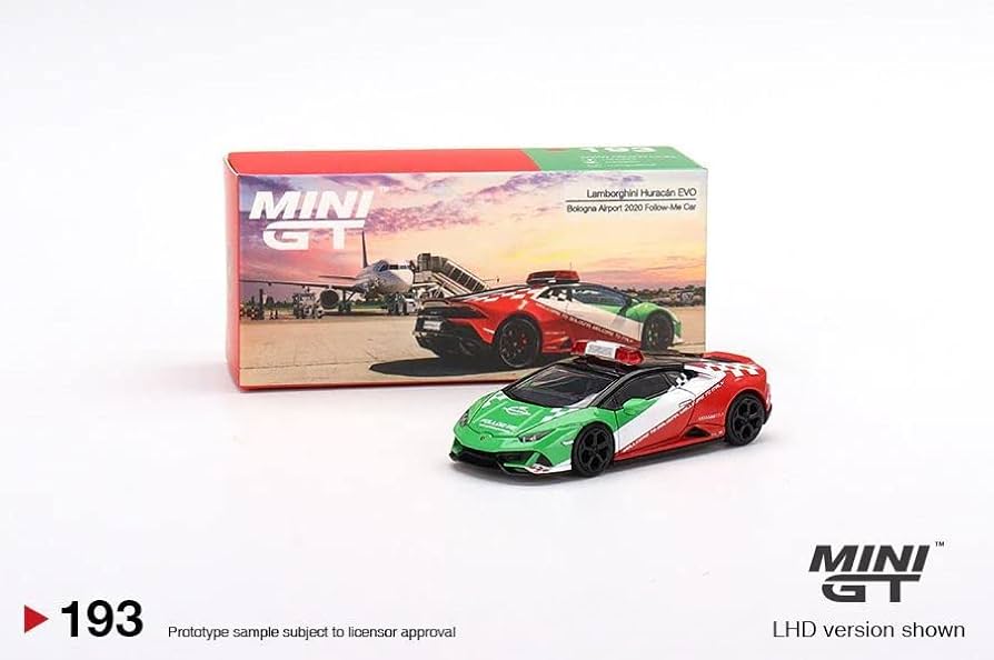 Amazon | MINI GT 1/64 ランボルギーニ ウラカン EVO ボローニャ